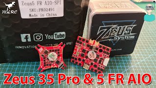 HGLRC Zeus35 Pro \u0026 Zeus 5 FR // Overview \u0026 SPI RX Receiver Test