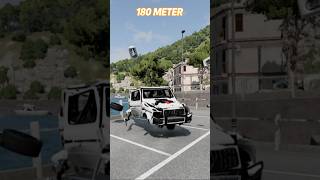 Mercedes G Wagon Drop Test - BeamNG.Drive #shorts #simulator #beamngdrive