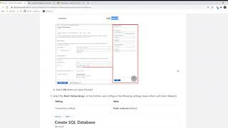 Exercise Create a SQL database