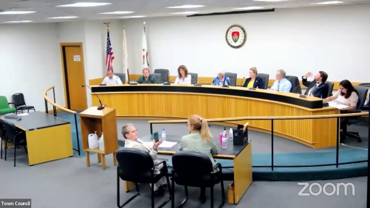 Town Council 29 Aug 2022 Youtube
