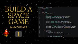 🚀 Rule The Space #1 — Build Your First Space Game in Python (Pygame) | Setup & Movement