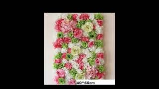 High Quality 40x60cm Silk Rose Artificial  Wedding Home Wall Romantic for Background Decoration