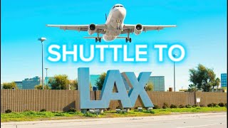 HOW TO TAKE THE SHUTTLE TO LAX TERMINALS !! #free #travel #new