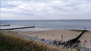 Very Low Spring Tide at Sheringham Beach, North Norfolk