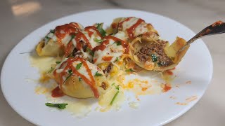 مكرونة جامبو شيلز الايطالية لعشاق المكرونة الدايبة في الجبنة  🍲🍲