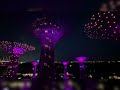 garden rhapsody gardens by the bay ocbc skyway supertree ガーデンズ・バイ・ザ・ベイ スカイウェイ橋の上から光と音の無料ショーを観る×1.3倍速