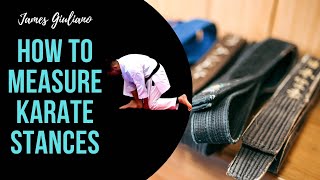 Beginners Karate - How to Measure Karate Stances