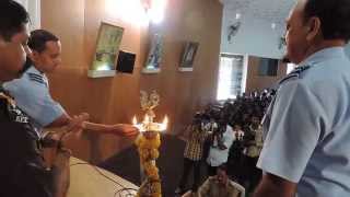 Sainik School Bijapur, Anniversary, Lighting of Lamp, 16 Sept 2014