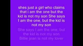 Billie Jean with lyrics