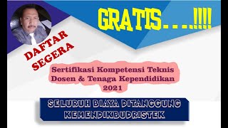 Program Sertifikasi Kompetensi Teknis Dosen dan Tendik 2021