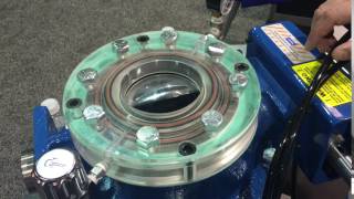 Macawber Engineering demonstrating the operation of its Dome Valve®