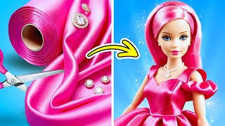 Best Doll Hacks and Crafts 💖 Barbie Turns into a Princess