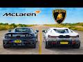 McLaren 750S v Lambo Revuelto: DRAG RACE