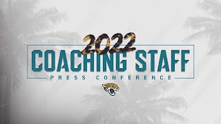 2022 Coaching Staff Introductory Press Conference | Jacksonville Jaguars