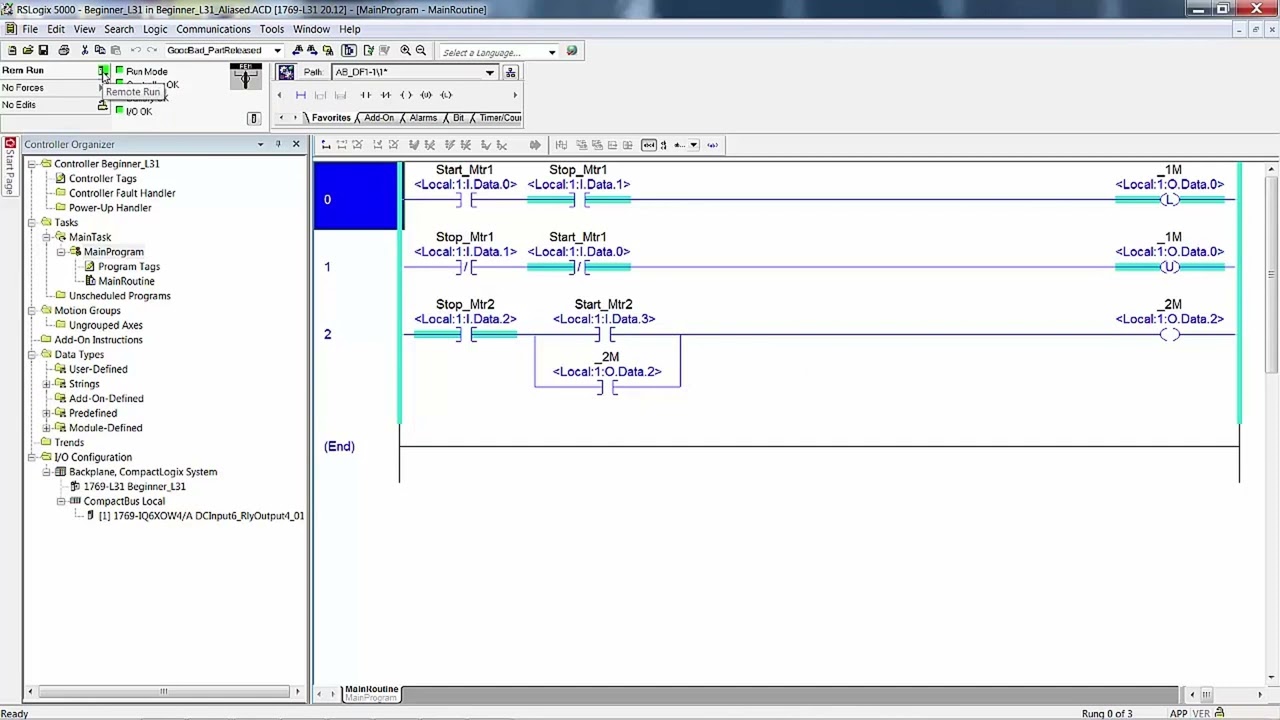 21 Rslogix Studio5000 Manual Pt1 Conveyor Challenge 1 Youtube