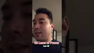 Law 48 48 Law of Power #shorts