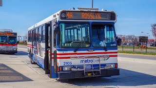 WMATA Metrobus 2000 Orion V #2105 On Route 4A