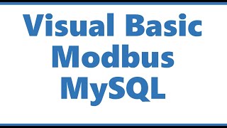 Visual Basic Modbus TCP Client to MySQL Database