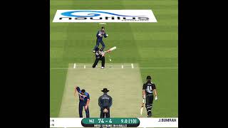 Jasprit Bumrah Best Yorker Wickets || Real Vs Game || Real Cricket 20 || #Shorts #Ytshorts #shorts