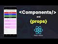 #3 Components and props in React Native | React  Native Tutorial | Flatlist  Activity Indicator