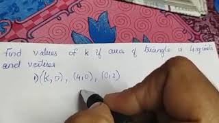 XII Maths Determinants (part 42(i))