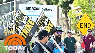 Amazon workers strike at 7 facilities, targeting holiday delivery rush