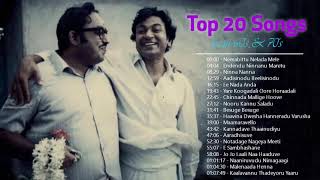Top 20 Songs from 60's & 70's | Dr. Rajkumar, Chi.Udhayashankar | One Stop Jukebox | HD Songs