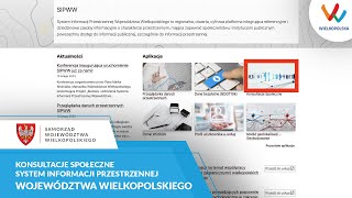 Konsultacje Społeczne - System Informacji Przestrzennej Województwa Wielkopolskiego