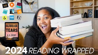 2024 READING WRAPPED! rating every book i read \u0026 sharing my favorite book accessories, apps \u0026 events