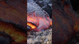 Lava satisfying lava flows Lava flowing from volcano Lava blast flying