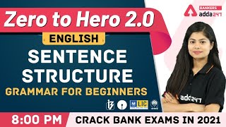 Sentence Structure | Basic English Grammar | Banking Foundation Classes Adda247 (Class-4)