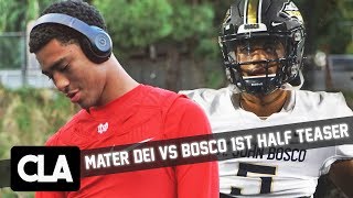 No. 1 St John Bosco vs No. 2 Mater Dei: 2018 First Half Teaser Highlights (DJ Uiagalelei 4 TDS)