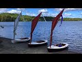 melonseed skiff sailing magic lac masson quebec