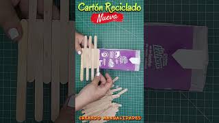 Con un Simple Cartón Reciclado #reciclajecreativo #diy #manualidades#shorttutorial #tutorial #shorts