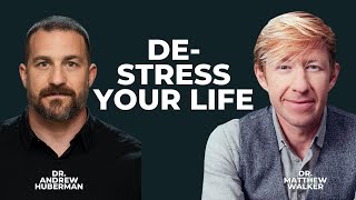 NEUROSCIENTIST: How to Hack Your Sleep and De-Stress Your Life | Dr Andrew Huberman x Matthew Walker