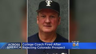 Texas College Baseball Coach Fired For Discriminating Against Colorado High School Athlete