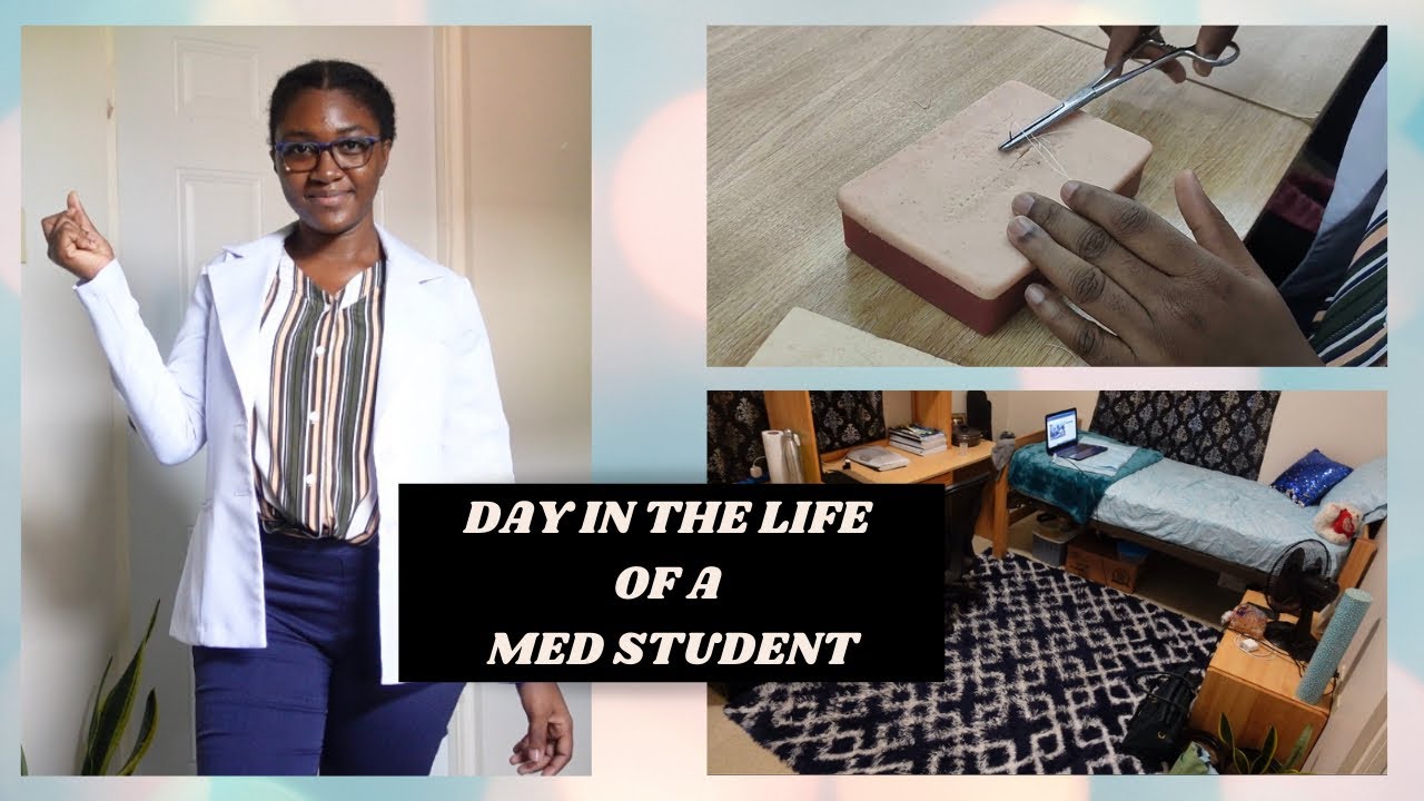 DAY In The LIFE Of A MEDICAL STUDENT Vlog: Skills Lab, Room Tour ...