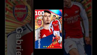 HOW TO TRAIN 100 RATED GABRIEL MARTINELLI IN EFOOTBALL #gabrielmartinelli #efootball #short #viral