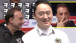 산체스 형님도 이거 3쿠션 맞다잖아요... | 명장면 | 2024-25 PBA팀리그 3R