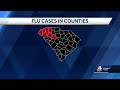 updated flu data for south carolina from cdc dhec