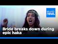 Emotional wedding Haka moves Maori bride to tears, NZ | euronews 🇬🇧