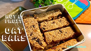 E62 Homemade Delicious \u0026 Healthy Fruit \u0026 Nut OAT BARS! | Σπιτικές, νόστιμες \u0026 υγειινές Μπάρες Βρώμης