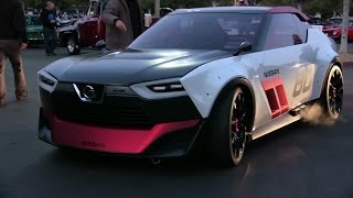 Nissan IDx Nismo concept and IDx Freeflow concept car driving!