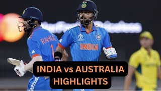 INDIA VS AUSTRALIA WORLD CUP 2023 HIGHLIGHTS | MATCH RECAP | INDIA FIRST MATCH