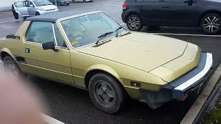 1979 Fiat X1/9 Daily Driver Everyday Car Lidl Supermarket Car Park! Bertone Targa Top Baby Ferrari