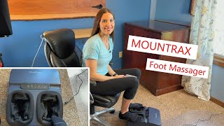 MOUNTRAX Foot Massager, compression, heat and a remote! #mothersday #footmassage
