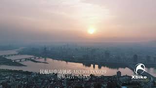 空拍 台北市 大同區 大稻埕夕陽 承德路 新北市 三重區Drone TAIWAN TAIPEI CITY N230417空拍素材