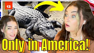 New Zealand Girl Reacts to 25 USA Animals You Won't Find Anywhere Else!!