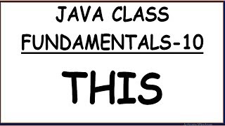 THIS IN JAVA || REFERENCE VARIABLE THIS IN JAVA (HINDI)