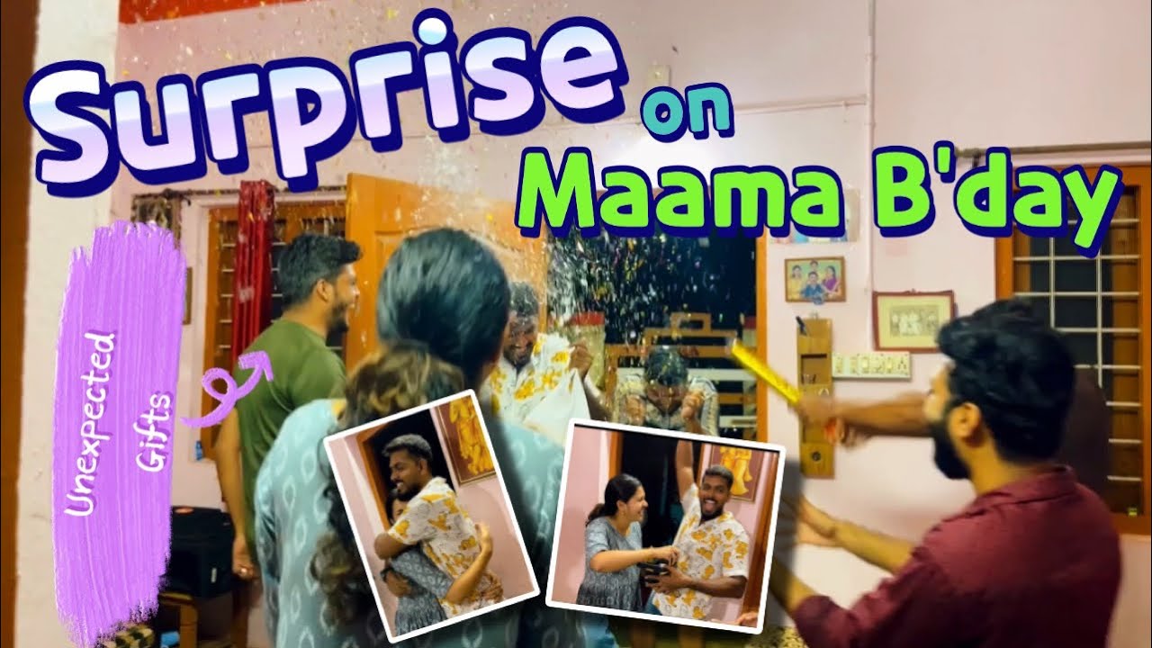 Maama Surprised B’day Celebration | Unexpected Gifts 🎁 #policouple # ...